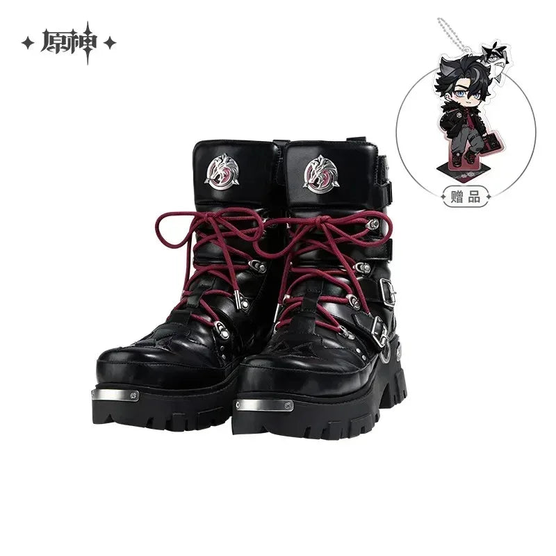 Genshin Impact Wriothesley Theme Impression Series Mid-calf Boots 41 ACG Go Anime www.acg-go.com Apparel, Boots, Wriothesley