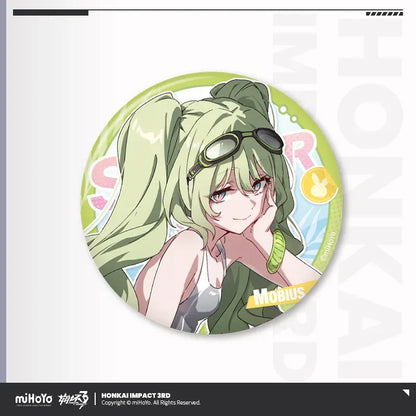 Summer Cruise Series Tinplate Badge Vol.4 Honkai Impact 3rd Mobius ACG Go Anime www.acg-go.com Aponia, Badge, Eden, Elysia, Griseo, Honkai Impact 3rd, Hua, Kalpas, Kevin, Kosma, Mobius, Pardofelis, Sakura, Su, Vill-V