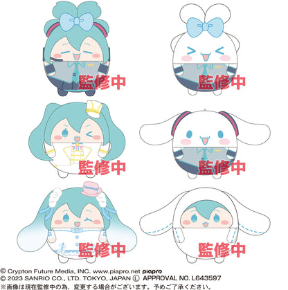 Hatsune Miku x Cinnamoroll Fuwakororin Plush Mystery Box