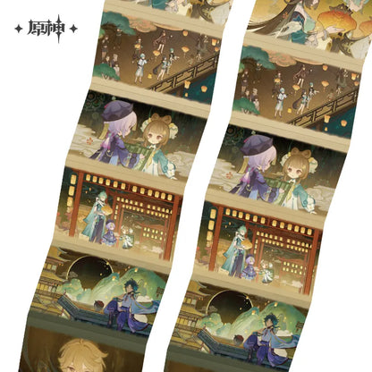 Genshin Impact Yun Jian Yue Series Liyue Theme Mini Book Refrigerator Magnet
