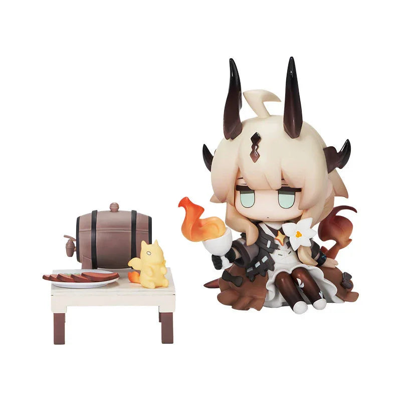Arknights ChatChat Series Chibi Figure (Necrass, Reed the Flame Shadow)