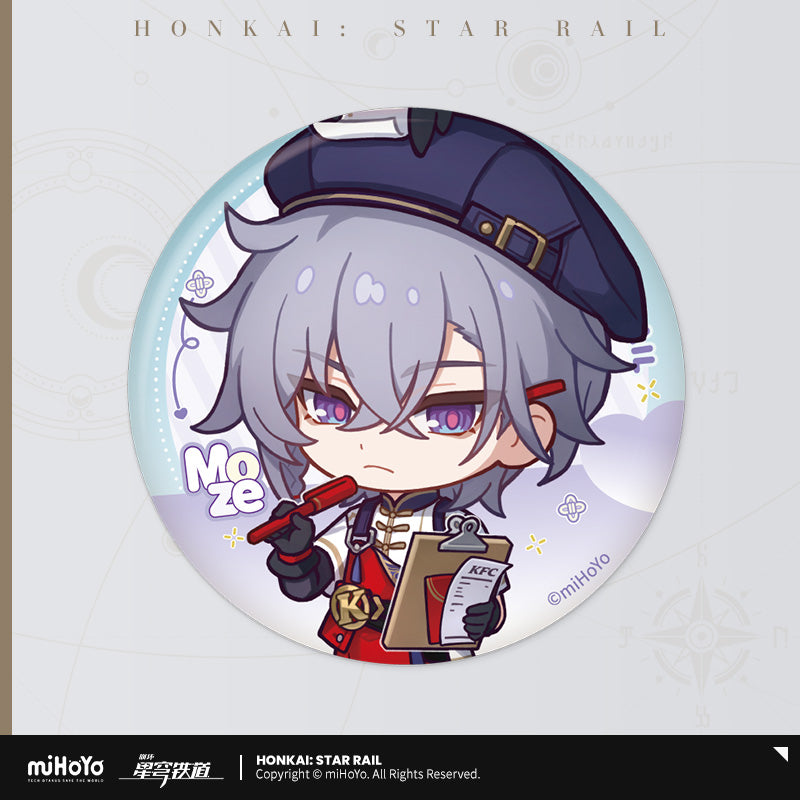 Honkai: Star Rail x KFC 2025 Series Chibi Artwork Tinplate Badge