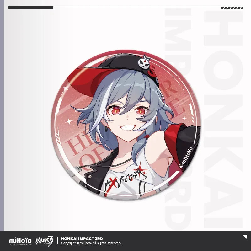 Stigmata Series Tinplate Badge Honkai Impact 3rd Herrscher of Sentience (Skateboard) ACG Go Anime www.acg-go.com Bronya, Griseo, Herrscher of Sentience, Honkai Impact 3rd, Kiana, Raiden Mei, Senadina, Songque, Thelema