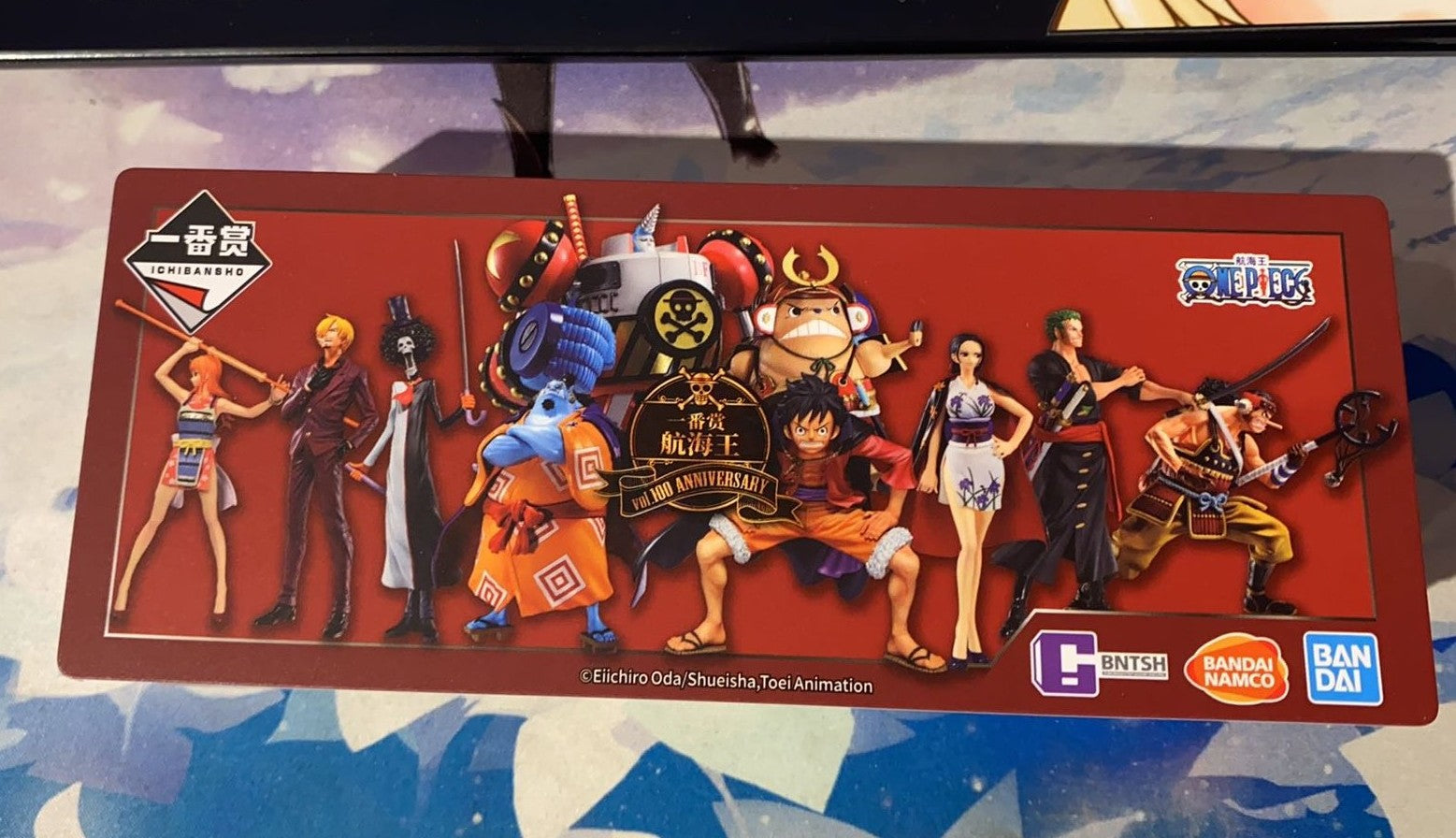 ichiban kuji one piece vol 100 anniversary bookmark not for sale ACG GO