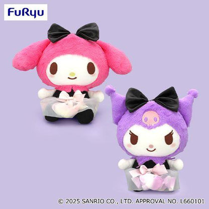 FuRyu Sanrio My Melody Black Flower in Dress BIG Plush