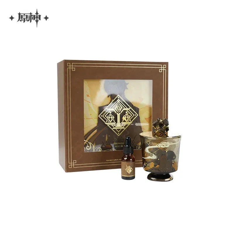 Zhongli Theme Impression Series Crystal Aromatherapy Gift Box Genshin Impact Zhongli ACG Go Anime www.acg-go.com Art Decor, Gift Box, Zhongli