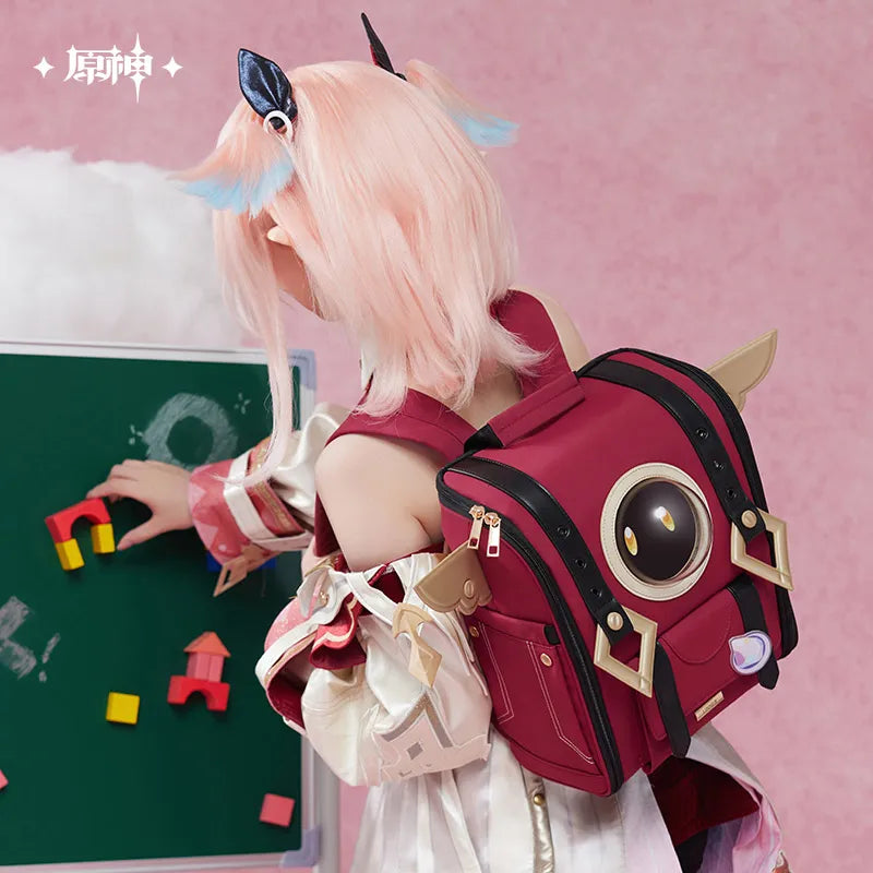 Genshin Impact Companion on a Rainy Night Linnea Backpack