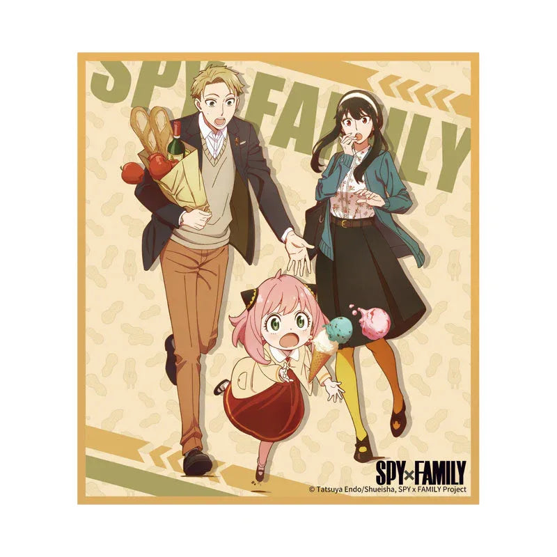 Shikishi Cardboard Spy x Family A ACG Go Anime www.acg-go.com Anya Forger, Art Decor, Cardboard, Loid Forger, Yor Forger