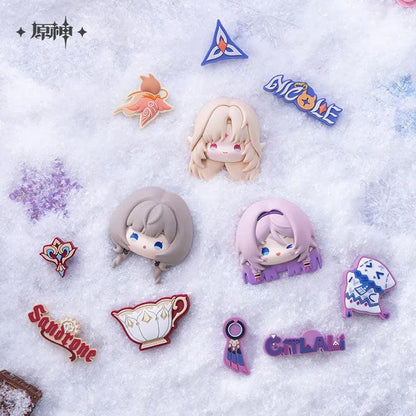 Genshin Impact Aurora Party Series DIY Soft Rubber Decoration Set