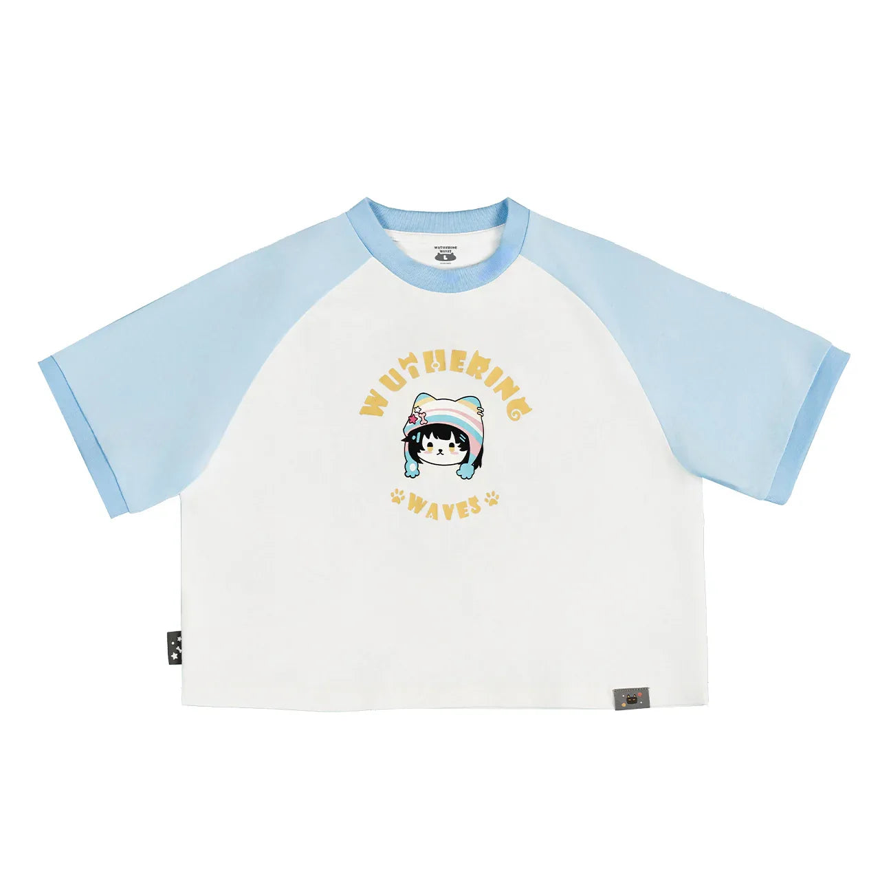 Somnoire Echoes Series Rover Impression Short T-Shirt Wuthering Waves White / XL ACG Go Anime www.acg-go.com Apparel, Rover, T-shirt, Wuthering Waves