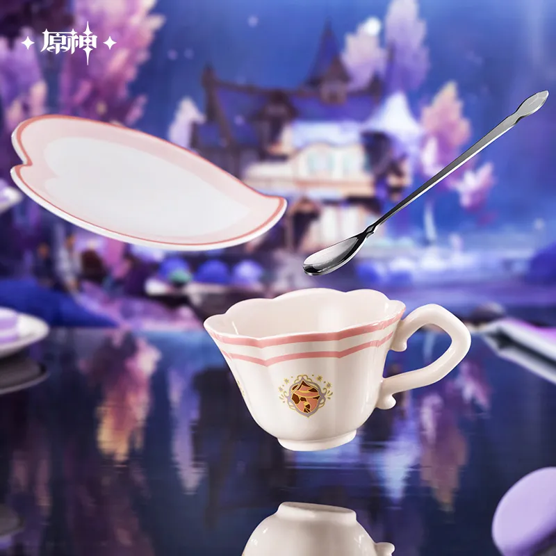 Genshin Impact The Noise and Silence in the Heart Nicole Impression Afternoon Tea Cup & Saucer Set