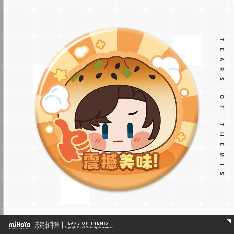 Great Pan-Fried Buns Series Chibi Mini Tinplate Badge