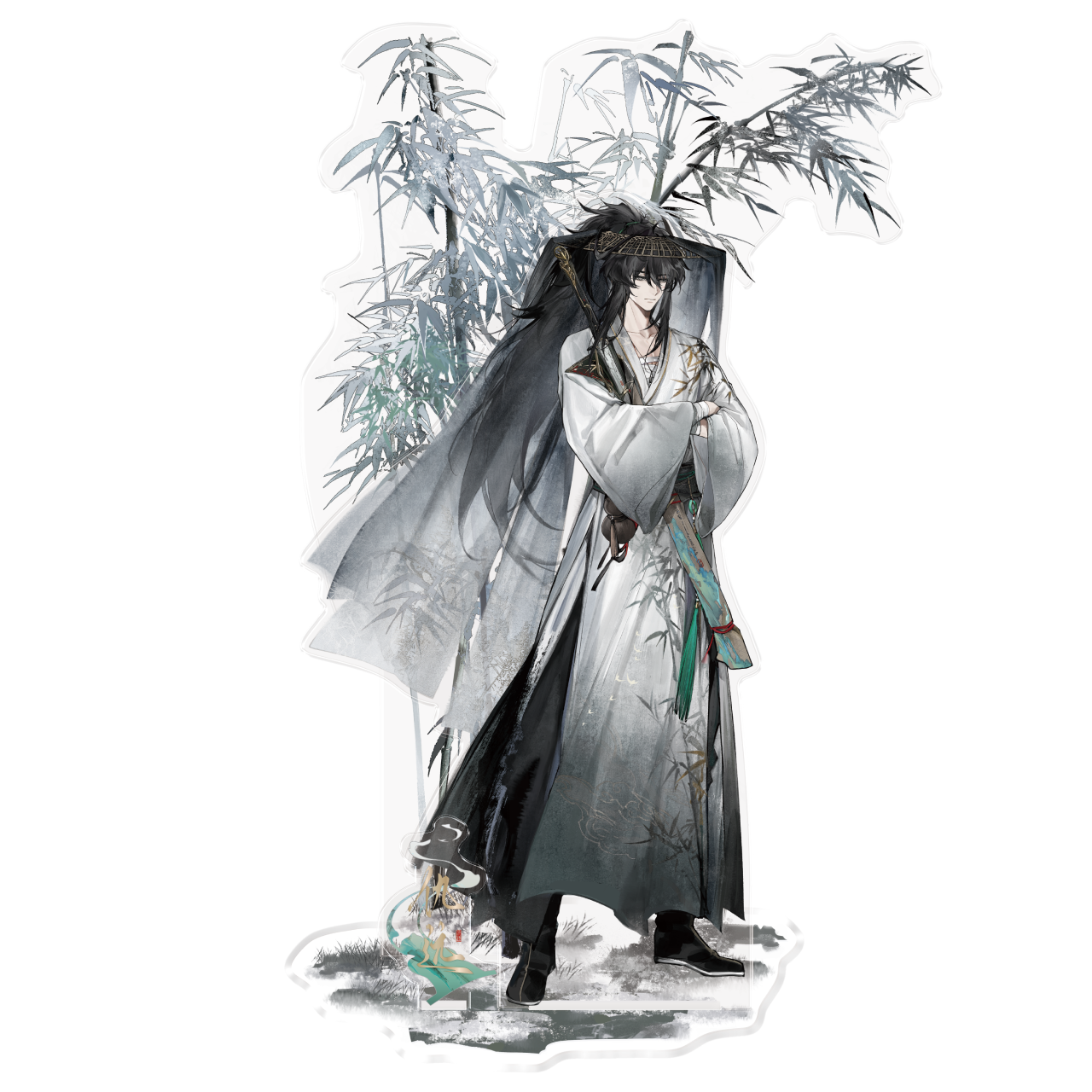 Dreaming of the Mountains and Rivers Series Three Inserts Acrylic Stand