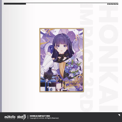 Birthday Greeting Series PET Shikishi Cardboard Honkai Impact 3rd