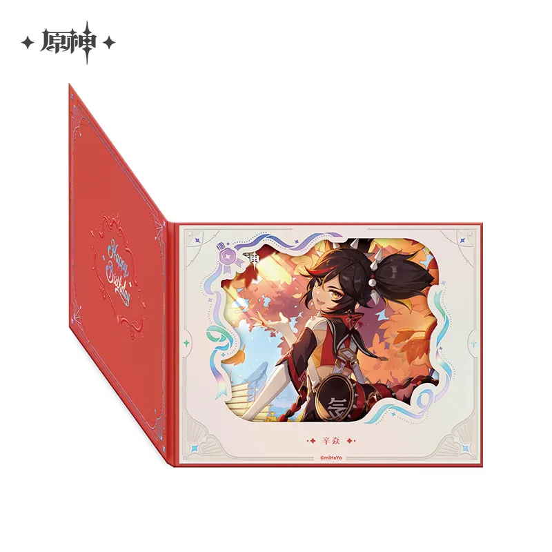 Genshin Impact The Day of Destiny Series Flip Page Window Shikishi Cardboard 2025