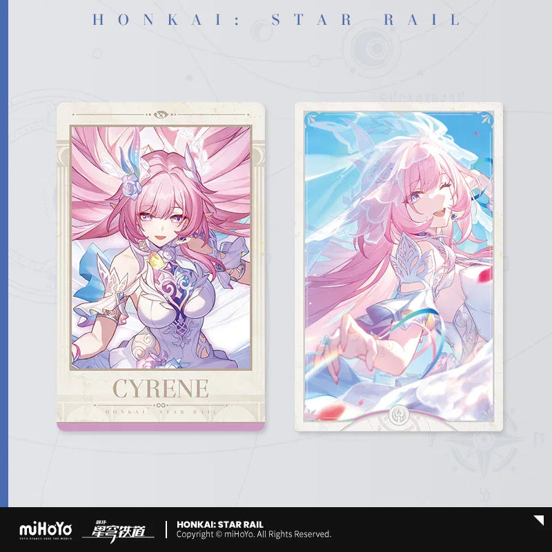 Cyrene Polaroid Light Cone Card Set Honkai: Star Rail (Not For Sale) Not For Sale ACG Go Anime www.acg-go.com Cardboard, Cyrene, Freebie