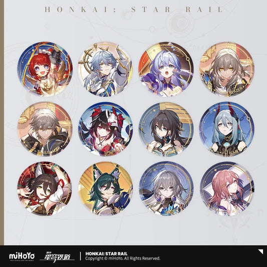 The Harmony Character Warp Artwork Tinplate Badge