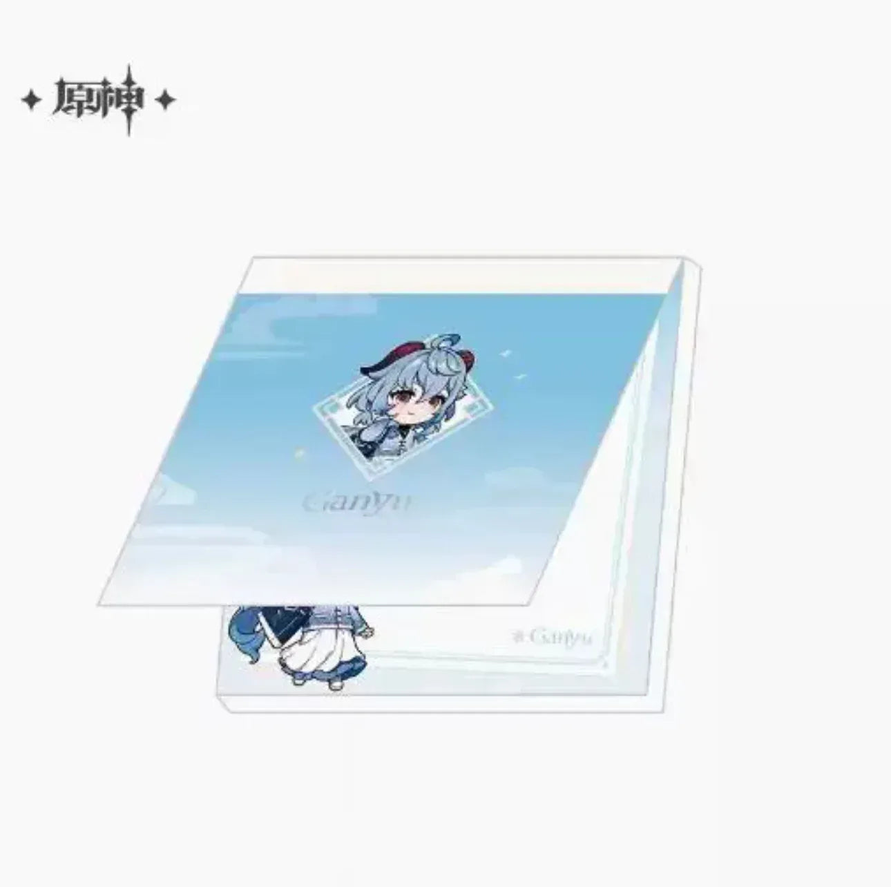 Genshin Impact Ganyu Theme Impression Series Notebook (Not For Sale) Notebook ACG Go Anime www.acg-go.com Badge, Genshin Impact