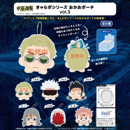 Character Series Face Pouch Vol.3 Mystery Box Jujutsu Kaisen ACG Go Anime