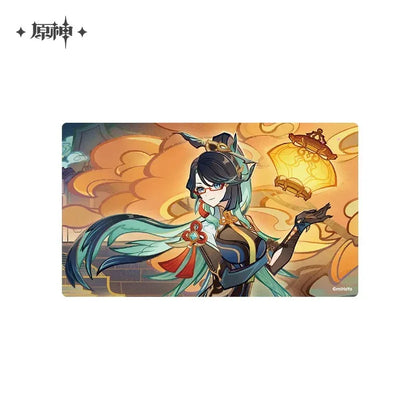 Floating World Under the Moonlight Series Transparent Cards Genshin Impact Vibrant Harriers Aloft in Spring Breeze ACG Go Anime www.acg-go.com Art Decor, Card