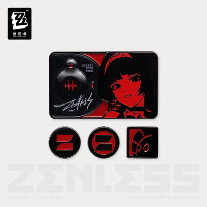 Sparkling Wonderland Series Metal Badge Set Zenless Zone Zero Astra Yao ACG Go Anime www.acg-go.com Bangboo, Pendant & Keychain, Zenless Zone Zero