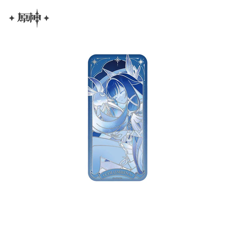 Genshin Impact Selenic Chronicles Series Badge & Commemorative Card Set