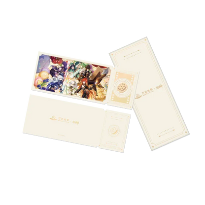 Genshin Impact x Wanda Film "Magic Screen Journey: A Date with Light and Shadow" Laser Ticket 4th Anniversary ACG Go Anime www.acg-go.com Art Decor, Genshin Impact