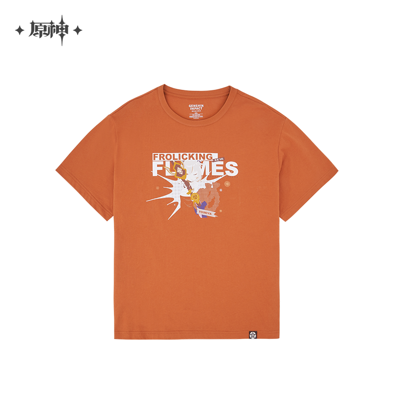 Genshin Impact Yoimiya Frolicking Flames T-shirt