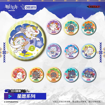Echo of Snowy Mountain Series Double Shikishi Badge Constellation Ver.