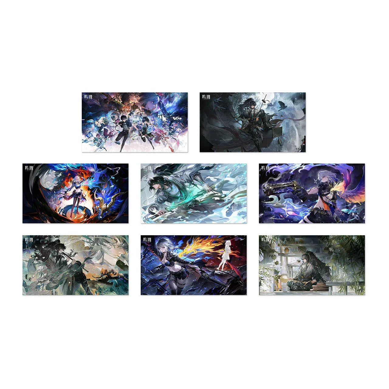 Wuthering Waves Resonator Theme Illustrated Postcard Set B ACG Go Anime www.acg-go.com Postcard, Wuthering Waves