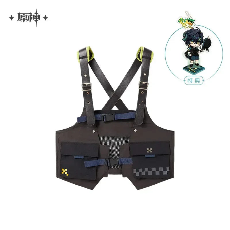 Kinich Theme Impression Series Outdoor Work Vest Genshin Impact L ACG Go Anime www.acg-go.com Apparel, Genshin Impact, Kinich