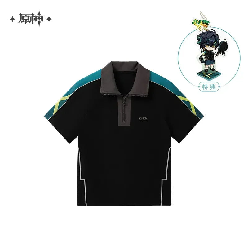 Kinich Theme Impression Series Short Sleeved POLO Shirt Genshin Impact XXL ACG Go Anime www.acg-go.com Apparel, Genshin Impact, Kinich