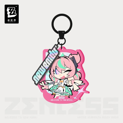 Zenless Zone Zero New Eridu Series Angels of Delusion Chibi Acrylic Keychain