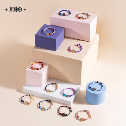 Character Impression Beaded Braided Bracelet