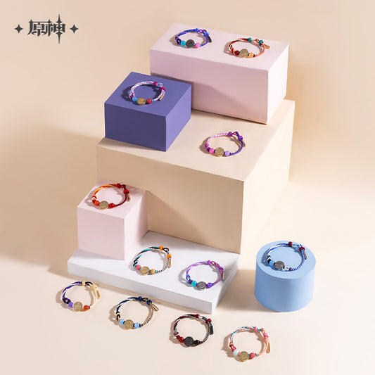 Character Impression Beaded Braided Bracelet