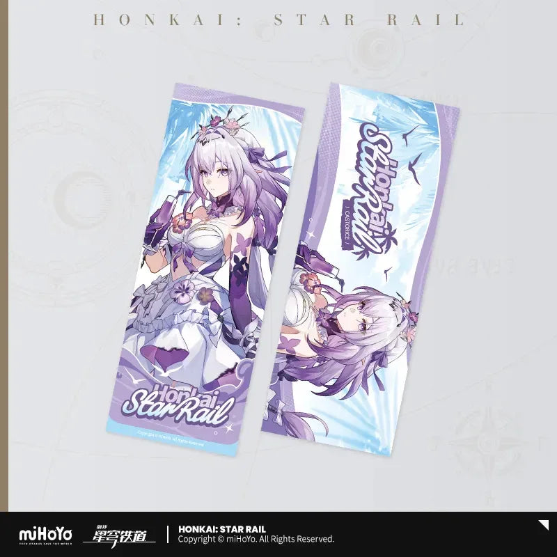 Honkai: Star Rail Fruity Summer Series Laser Ticket Castorice ACG Go Anime www.acg-go.com Caelus, Castorice, Honkai: Star Rail, Mydei, Stelle, Ticket, Trailblazer
