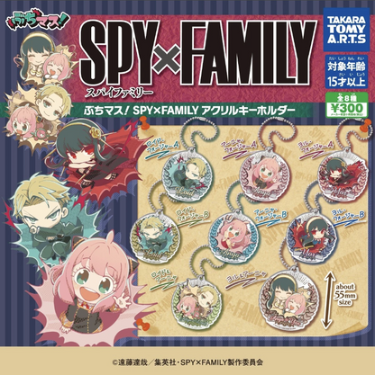 Buchimasu Acrylic Keychain 8 types Gashapon Spy x Family
