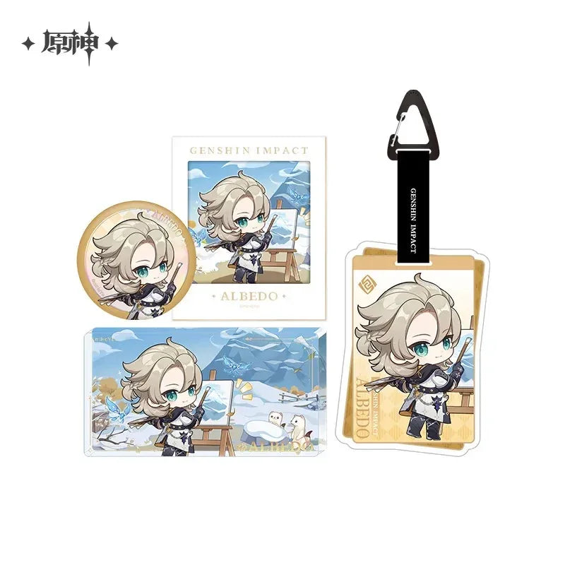 Teyvat Nature Discovery Tour Series Chibi Merch Genshin Impact Set - Albedo ACG Go Anime www.acg-go.com Albedo, Art Decor, Badge, Beidou, Candace, Pendant & Keychain, Sangonomiya Kokomi, Tighnari