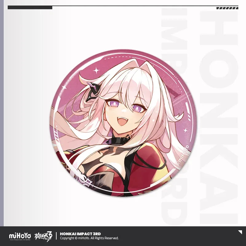 Stigmata Series Tinplate Badge Honkai Impact 3rd Thelema (Attend a Banquet) ACG Go Anime www.acg-go.com Bronya, Griseo, Herrscher of Sentience, Honkai Impact 3rd, Kiana, Raiden Mei, Senadina, Songque, Thelema