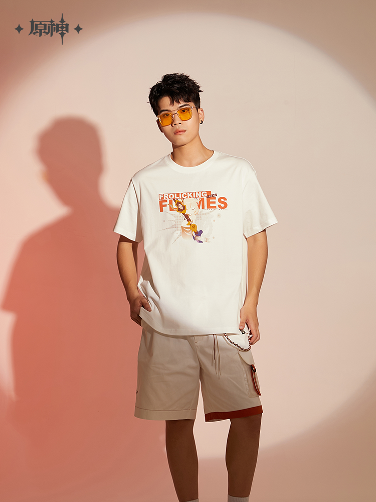 Genshin Impact Yoimiya Frolicking Flames T-shirt