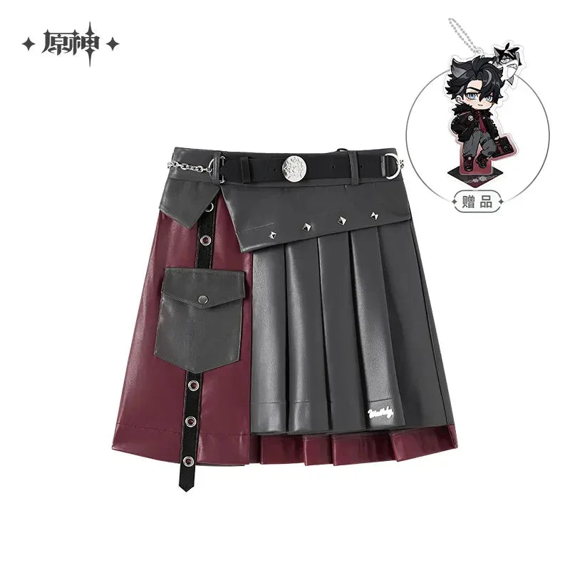 Wriothesley Theme Impression Series Pleated Skirt Genshin Impact L ACG Go Anime www.acg-go.com Apparel, Skirt, Wriothesley