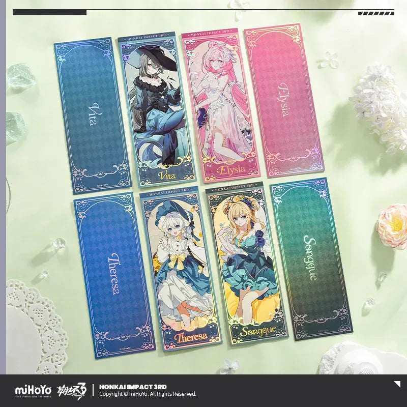 Fanglin Mengyao Series Laser Ticket Honkai Impact 3rd Raiden Mei ACG Go Anime www.acg-go.com Bronya, Durandal, Kiana, Raiden Mei, Ticket
