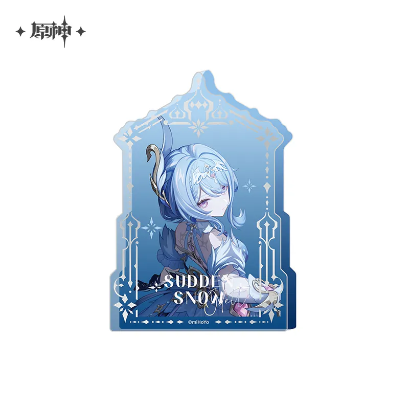Genshin Impact Sudden Snow Series Merch Thick Acrylic Ornament