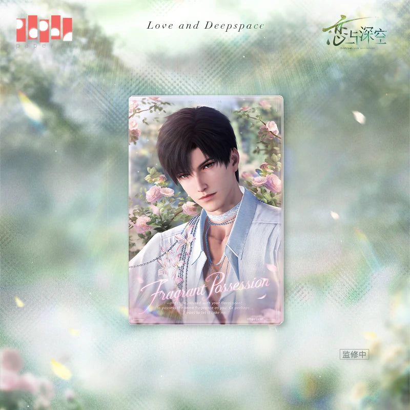 Love and Deepspace Spring and Flowers Series Floral Silhouette Acrylic Shikishi Cardboard