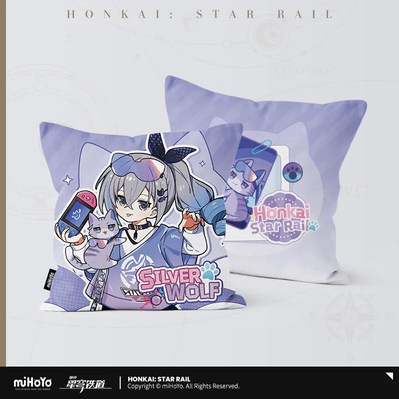 little cat series square pillow ACG GO