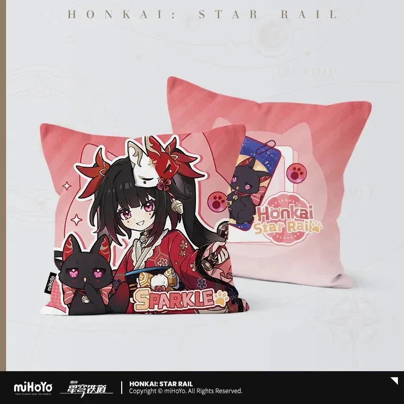 Honkai: Star Rail Little Cat Series Square Pillow Sparkle (Pillowcase only) ACG Go Anime www.acg-go.com Argenti, Blade, Boothill, Dan Heng, Dan Heng • Imbibitor Lunae, Firefly, Fu Xuan, Himeko, Household, Huohuo, Jade, Jiaoqiu, Jing Yuan, Jingliu, Kafka, Luocha, March 7th, Pillow, Robin, Seele, Silver Wolf, Topaz, Trailblazer, Welt, Yunli