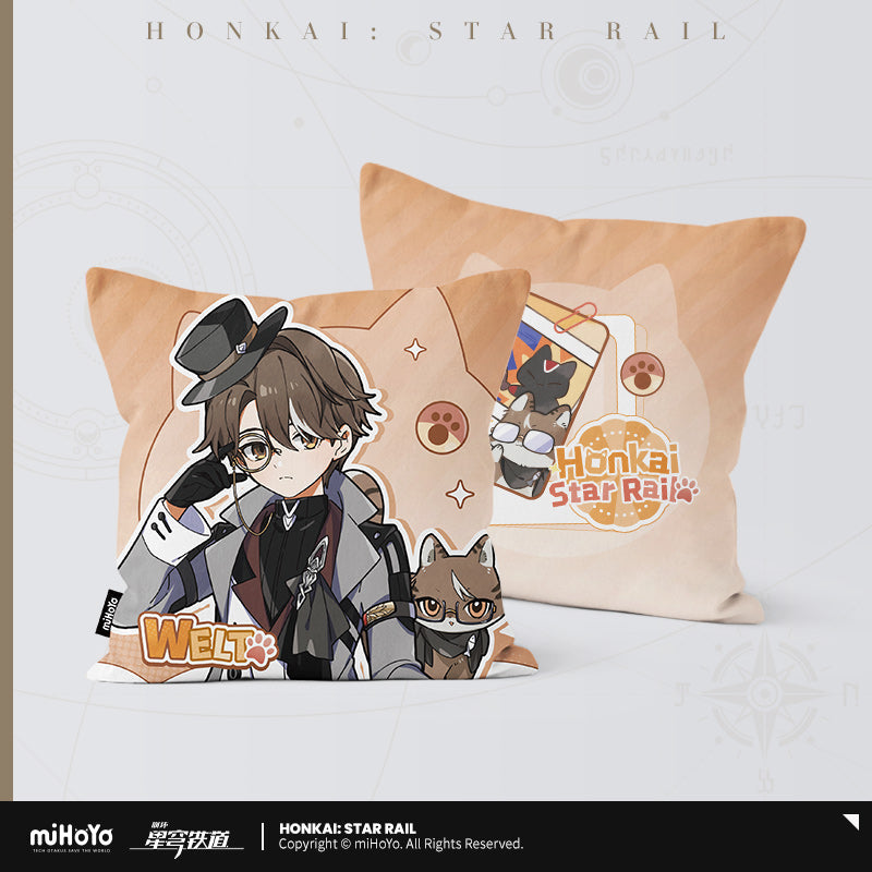 little cat series square pillow ACG GO