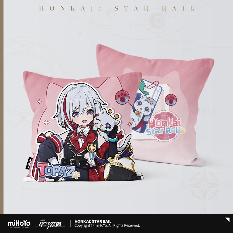 little cat series square pillow ACG GO
