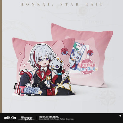 little cat series square pillow ACG GO