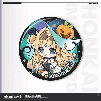 The Seven Shus Night of Encounters Series Chibi Tinplate Badge Honkai Impact 3rd Songque ACG Go Anime www.acg-go.com Ajita, Badge, Baiji, Honkai Impact 3rd, Lantern, Litost, Serapeum, Songque, Thelema